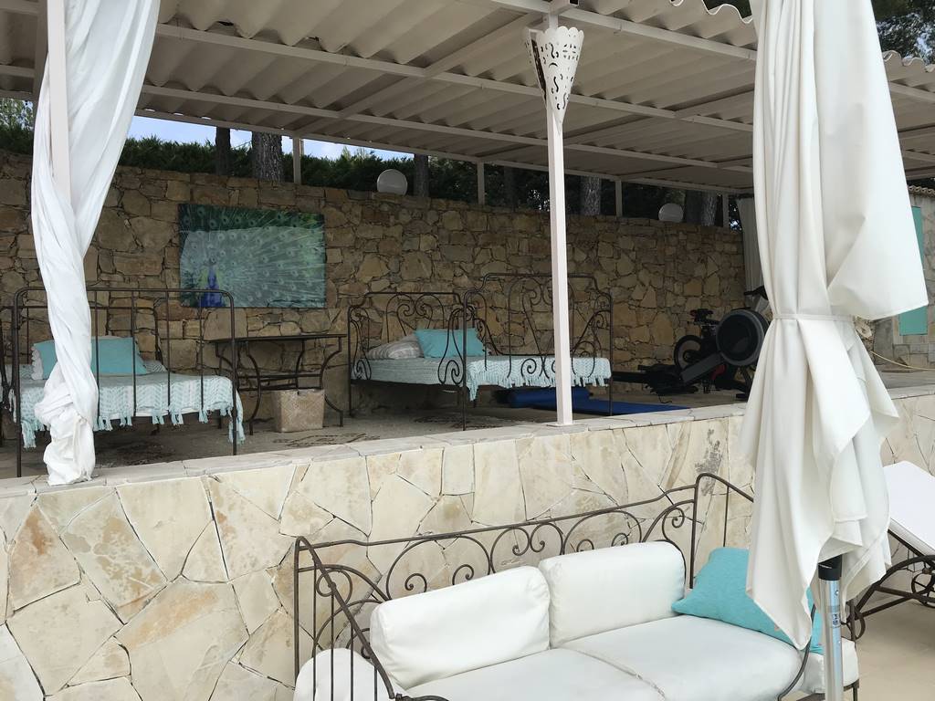 location villa Tourtour Provence piscine tennis